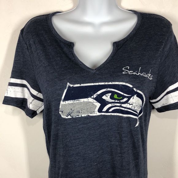 Majestic NFL Seattle Seahawks blue tee size medium - Picture 2 of 9